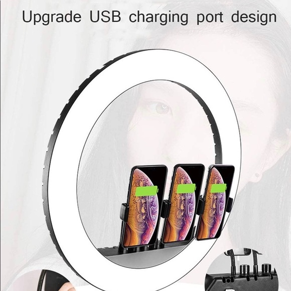 COPY - BRABD NEW LED RING LIGHT 18 INCHES WITH TRIPOD AND REMOTE CONTROL - Picture 3 of 8